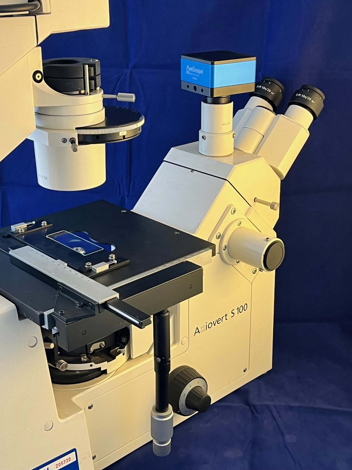 Mechanical stage and trinocular head